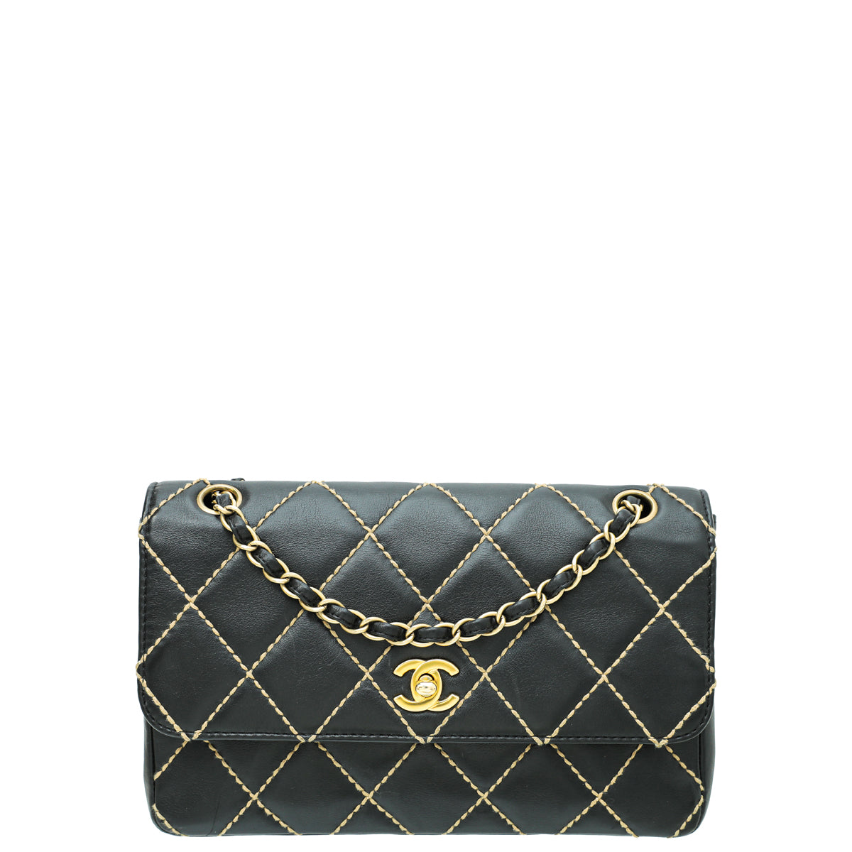 Chanel Black Wild Stitch Flap Medium Bag – The Closet