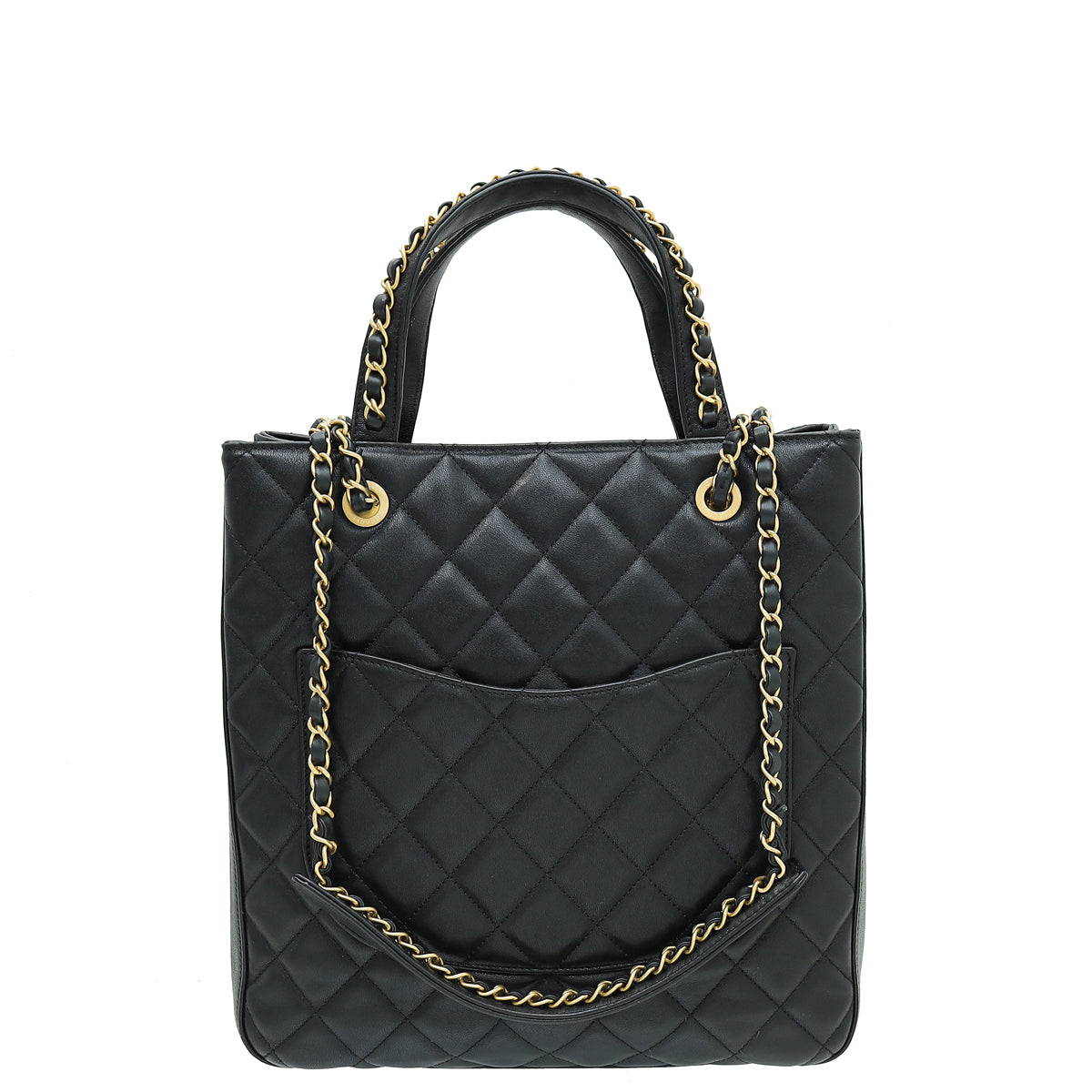 Chanel Black CC Small Shopping Bag