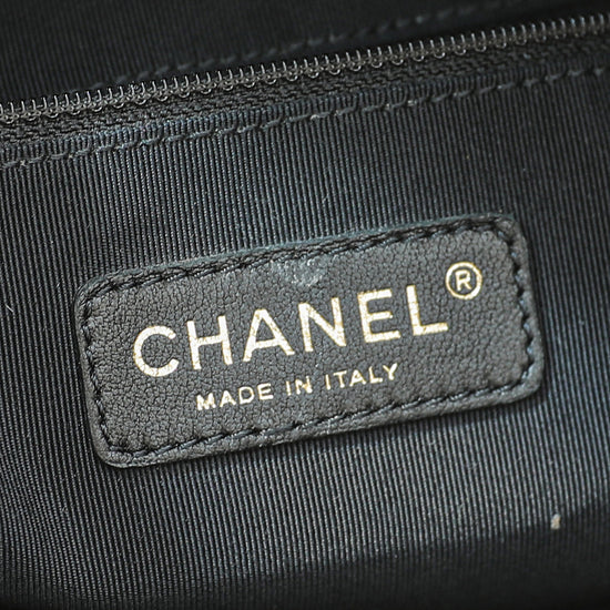Chanel Beige Fold Over Chain Around Hobo Bag