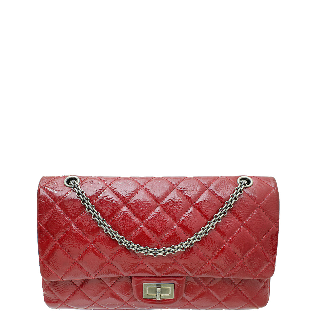Chanel Dark Red 2.55 Reissue Double Flap 227 Bag-Chanel-THE CLOSET