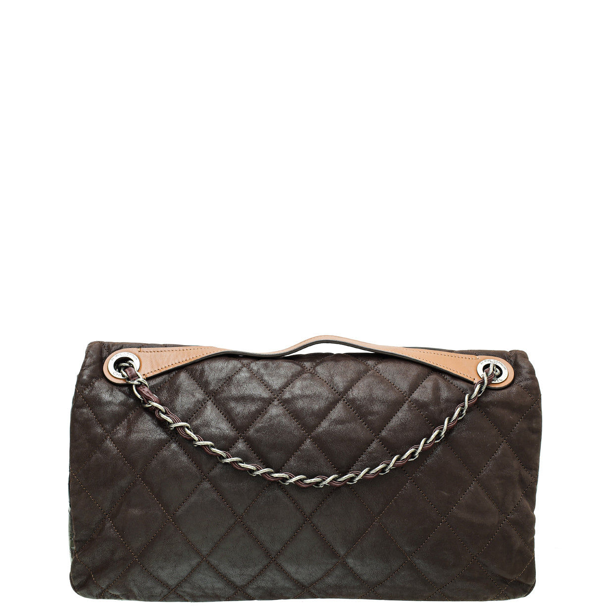 Chanel Dark Brown "In the Mix" Flap Large Bag
