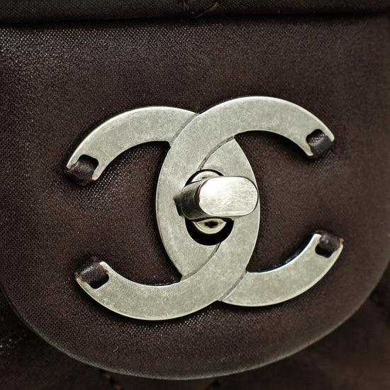 Chanel Dark Brown "In the Mix" Flap Large Bag