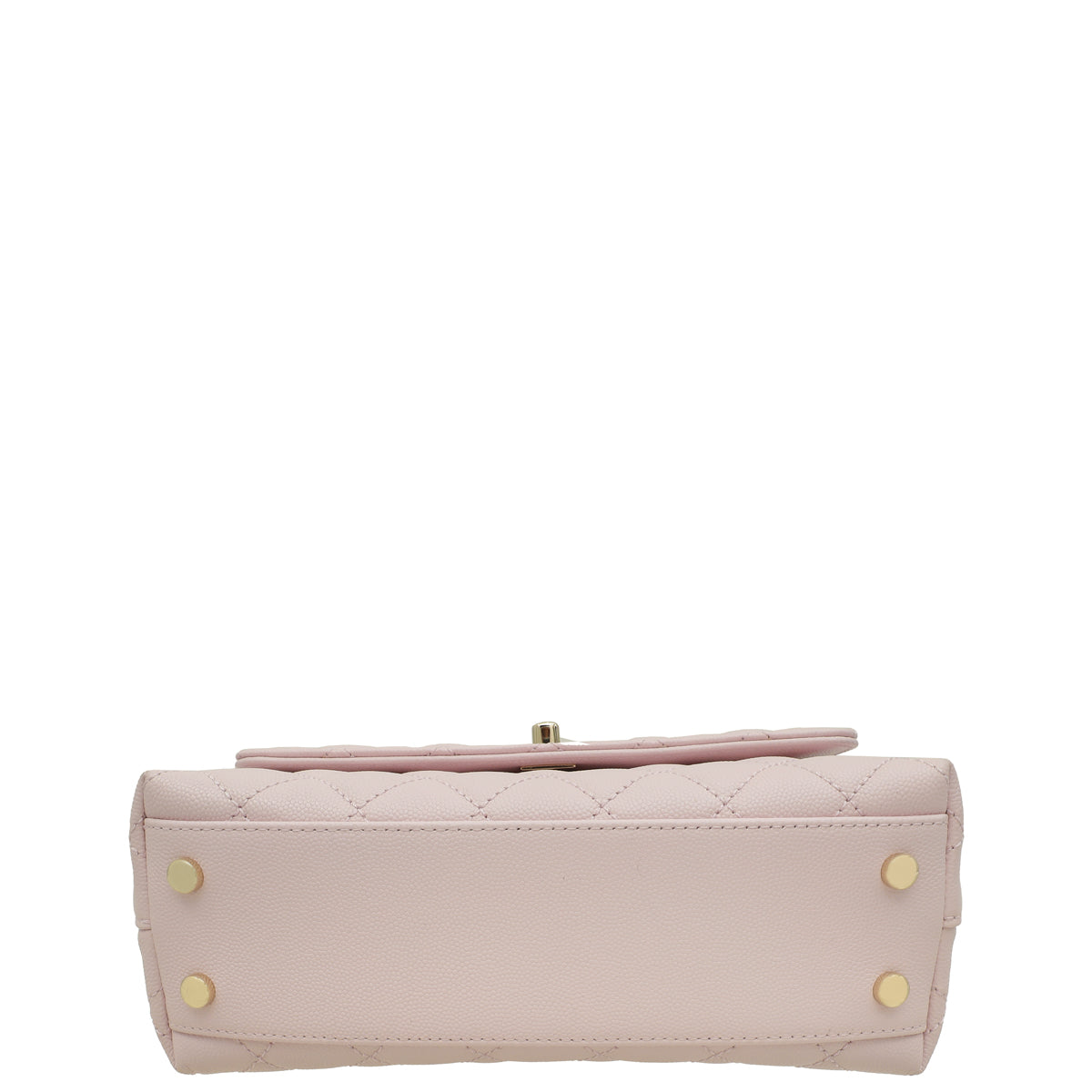 Chanel Light Pink Coco Handle Small Bag