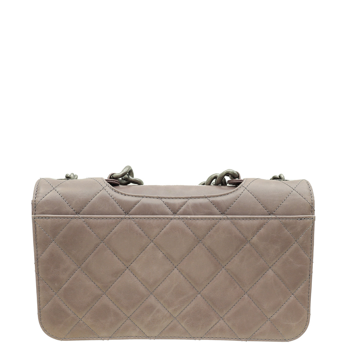 Chanel Gray Violet Perfect Edge Flap Bag