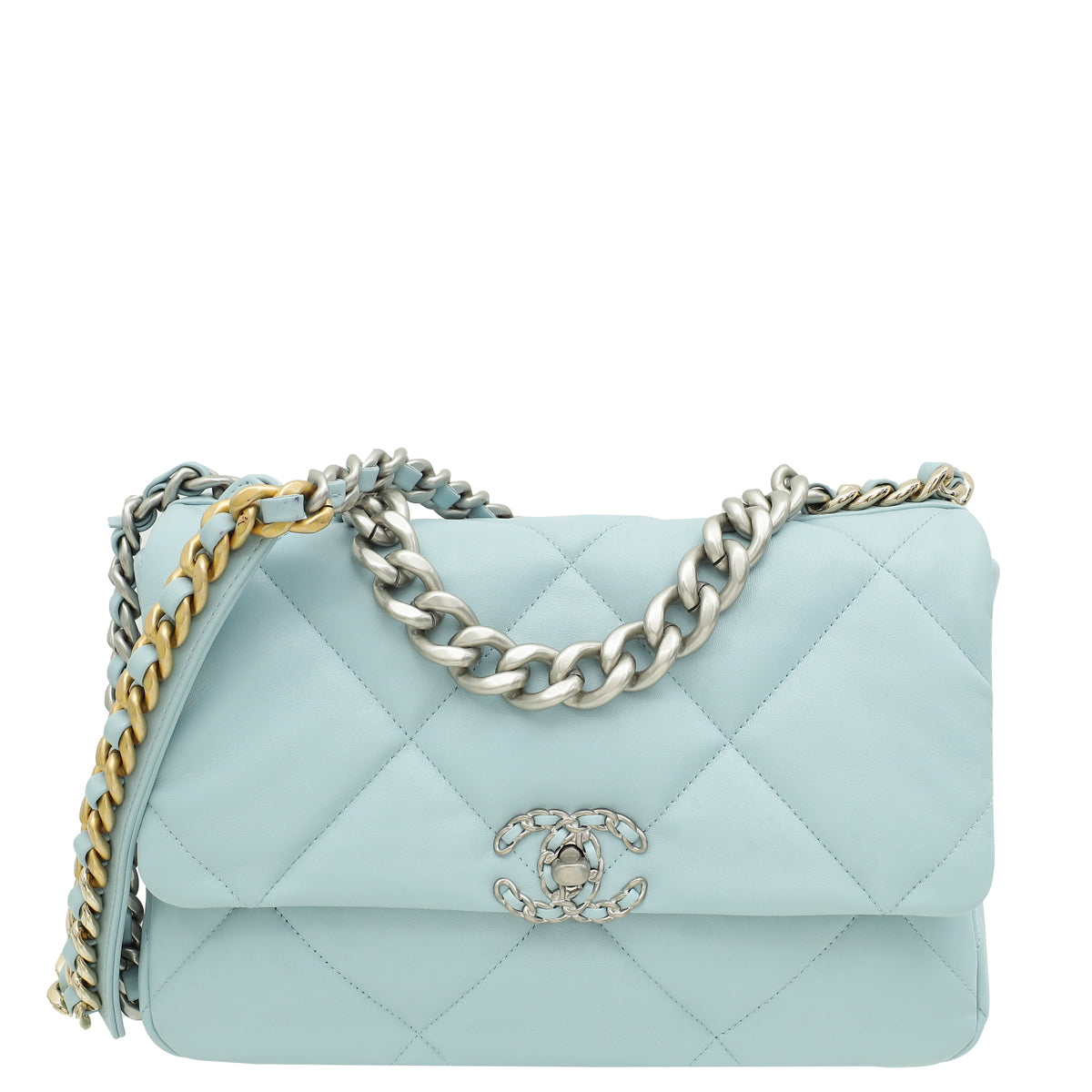 Chanel Light Blue 19 Flap Bag-Chanel-THE CLOSET