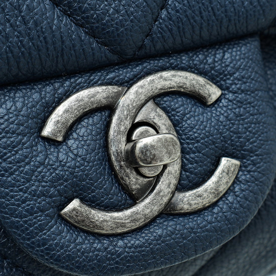 Chanel Blue Chevron XXL Travel FLap Bag – The Closet