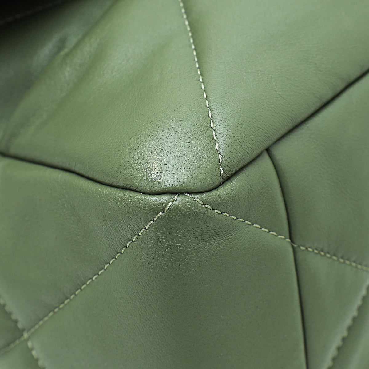 Chanel Light Moss Green 19 Maxi Flap Bag