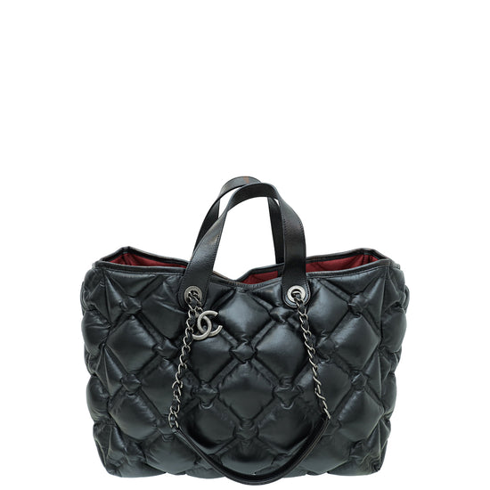 Chanel Black Chesterfield Tote Large Bag – The Closet