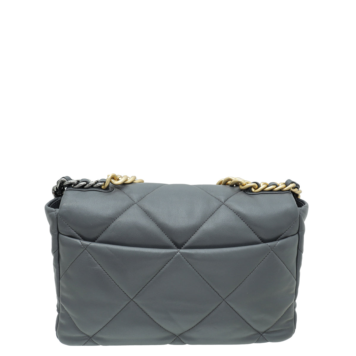 Chanel Grey 19 Flap Large Bag