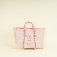 Chanel Pink Deauville Tote Bag