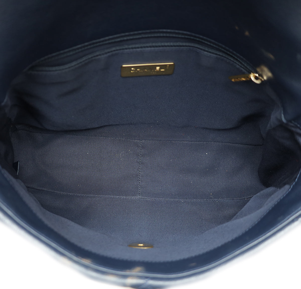 Chanel Indigo Blue CC 19 Flap Large Bag
