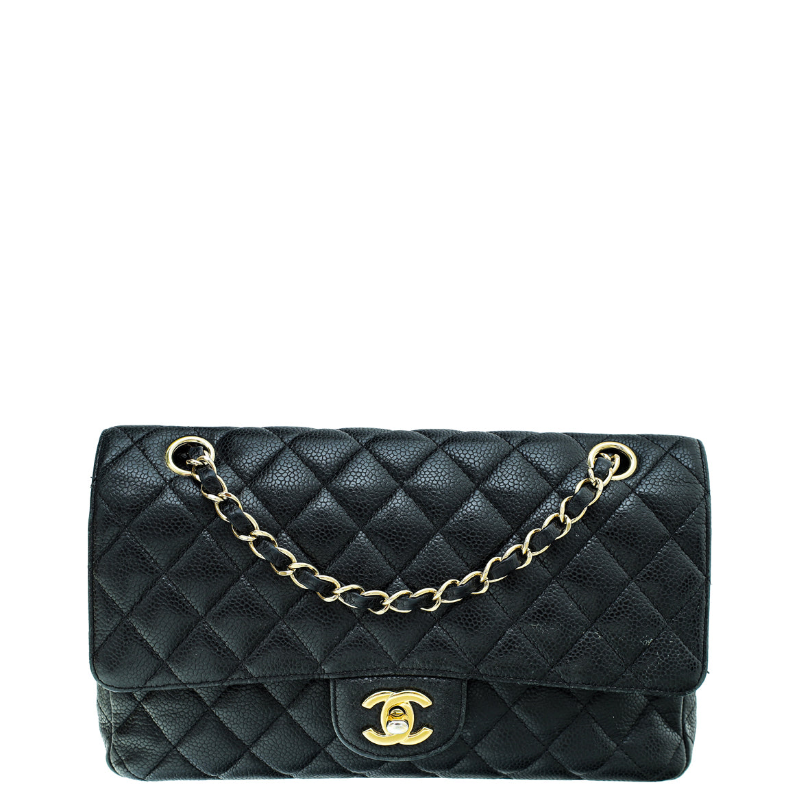 Chanel Black Classic Double Flap Medium Bag-Chanel-THE CLOSET