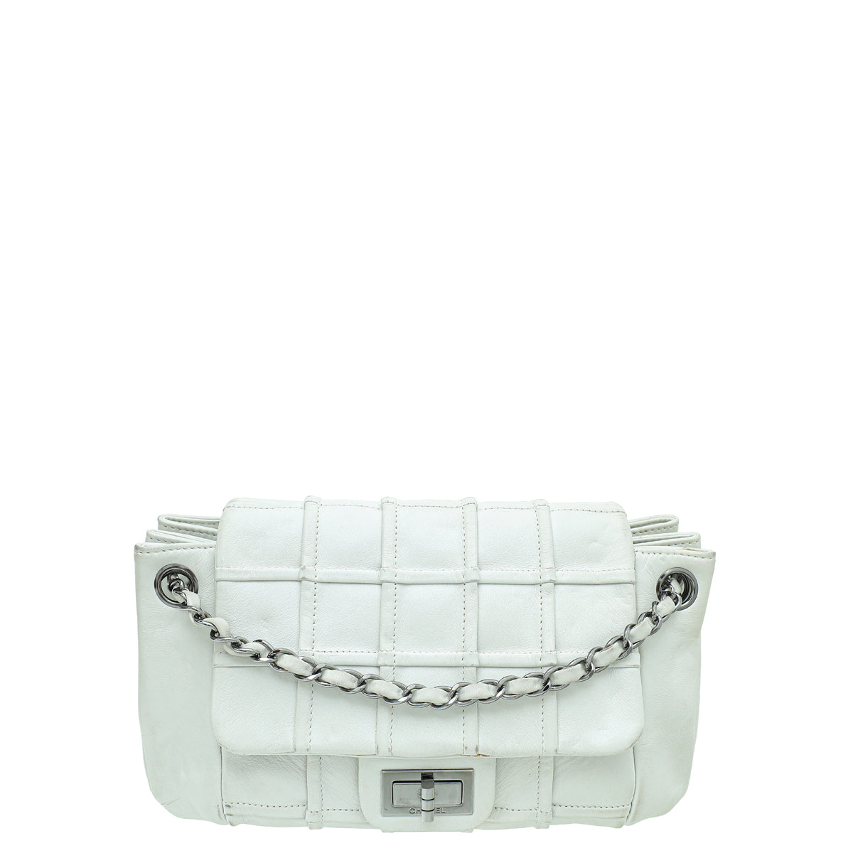 Chanel White Reissue Accordion Small Flap Bag-Chanel-THE CLOSET
