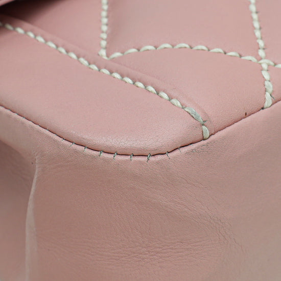 Chanel Pink CC Ultra Stitchs Flap Bag