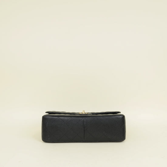 Chanel Black CC Classic Double Flap Jumbo Bag