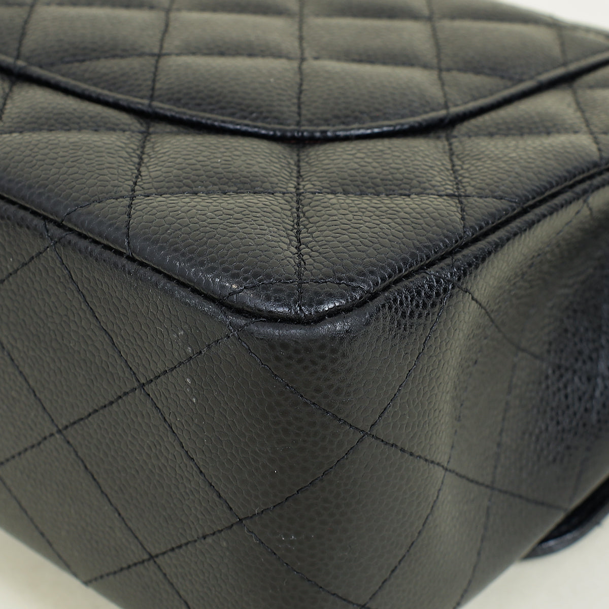 Chanel Black CC Classic Double Flap Jumbo Bag