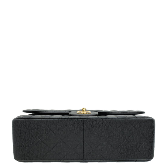 Load image into Gallery viewer, Chanel Black Classic Double Flap Jumbo Bag
