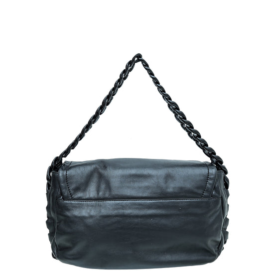 Chanel Silver CC Timeless Resin Modern Chain Flap Bag