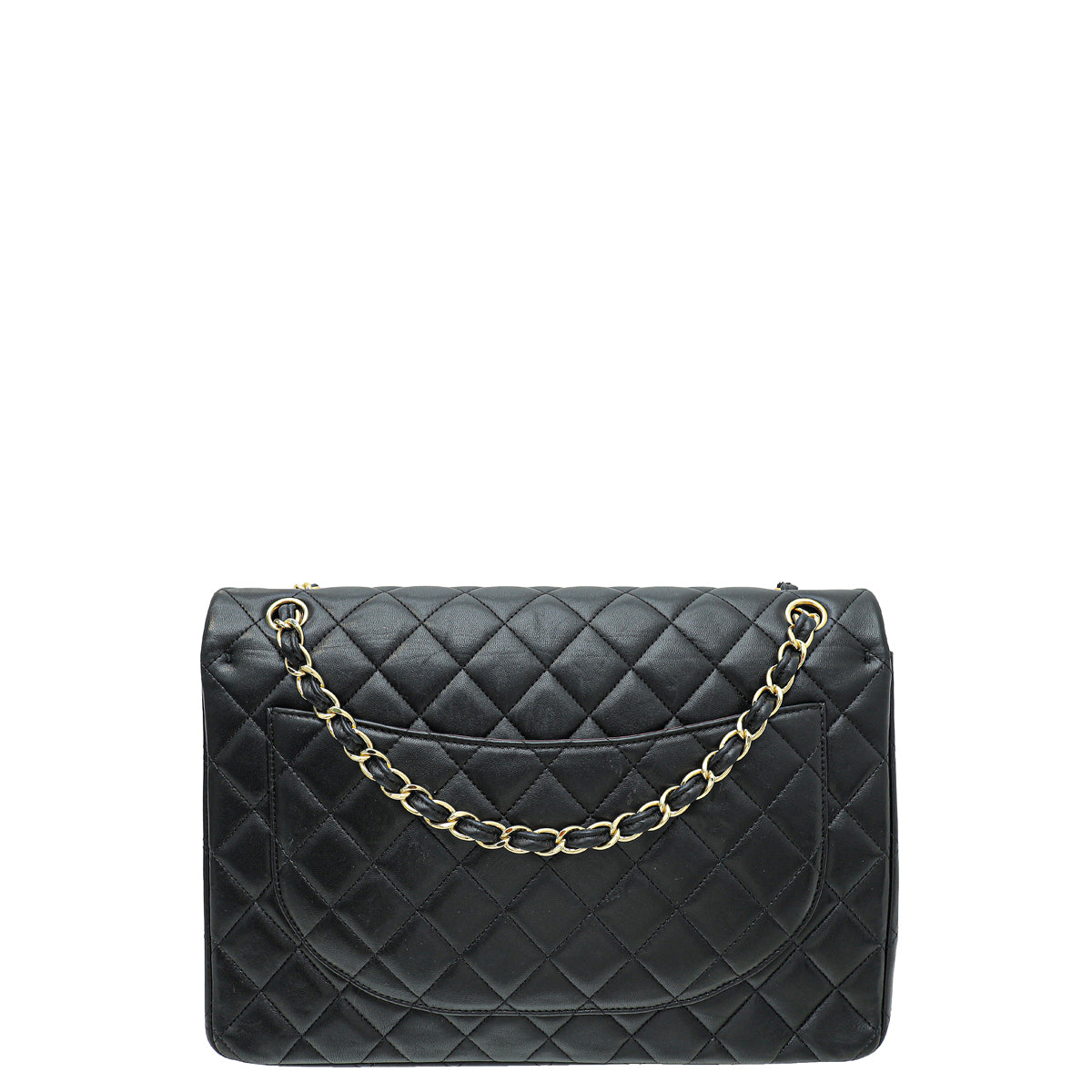 Chanel Black CC Classic Double Flap Maxi Bag-Chanel-THE CLOSET