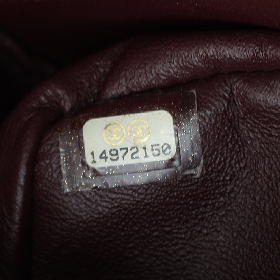 Chanel Burgundy Reissue 2.55 Double Flap 224 Bag