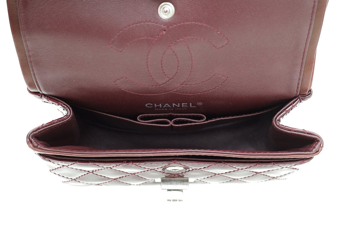 Chanel Burgundy Reissue 2.55 Double Flap 224 Bag