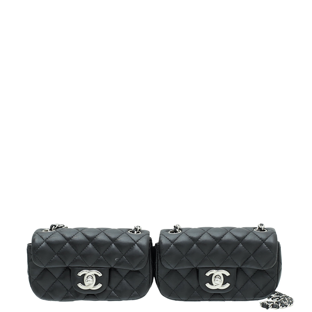 Chanel Black CC Classic Mini Twin Bag-Chanel-THE CLOSET