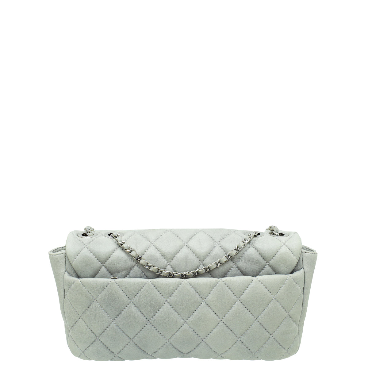 Chanel Grey CC Soft Flap Bag