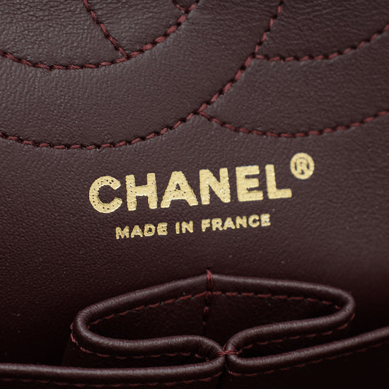 Chanel Black Jersey Reissue 2.55 Double Flap 225 Bag