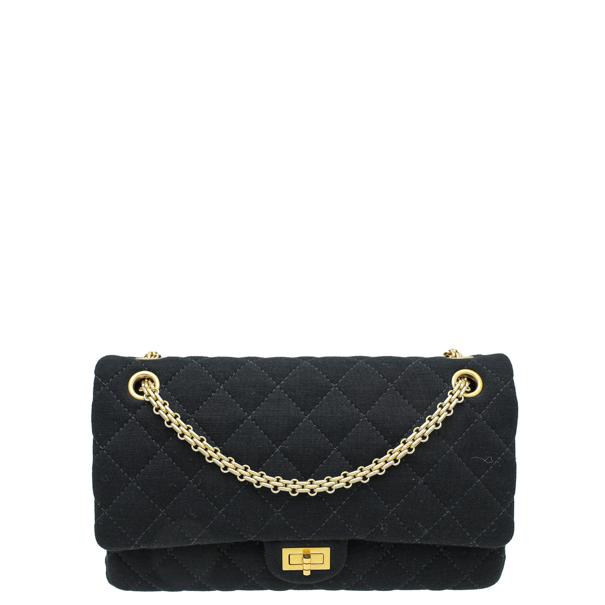 CHANEL Shiny Calfskin Quilted Mini Chanel 22 Black 1264375