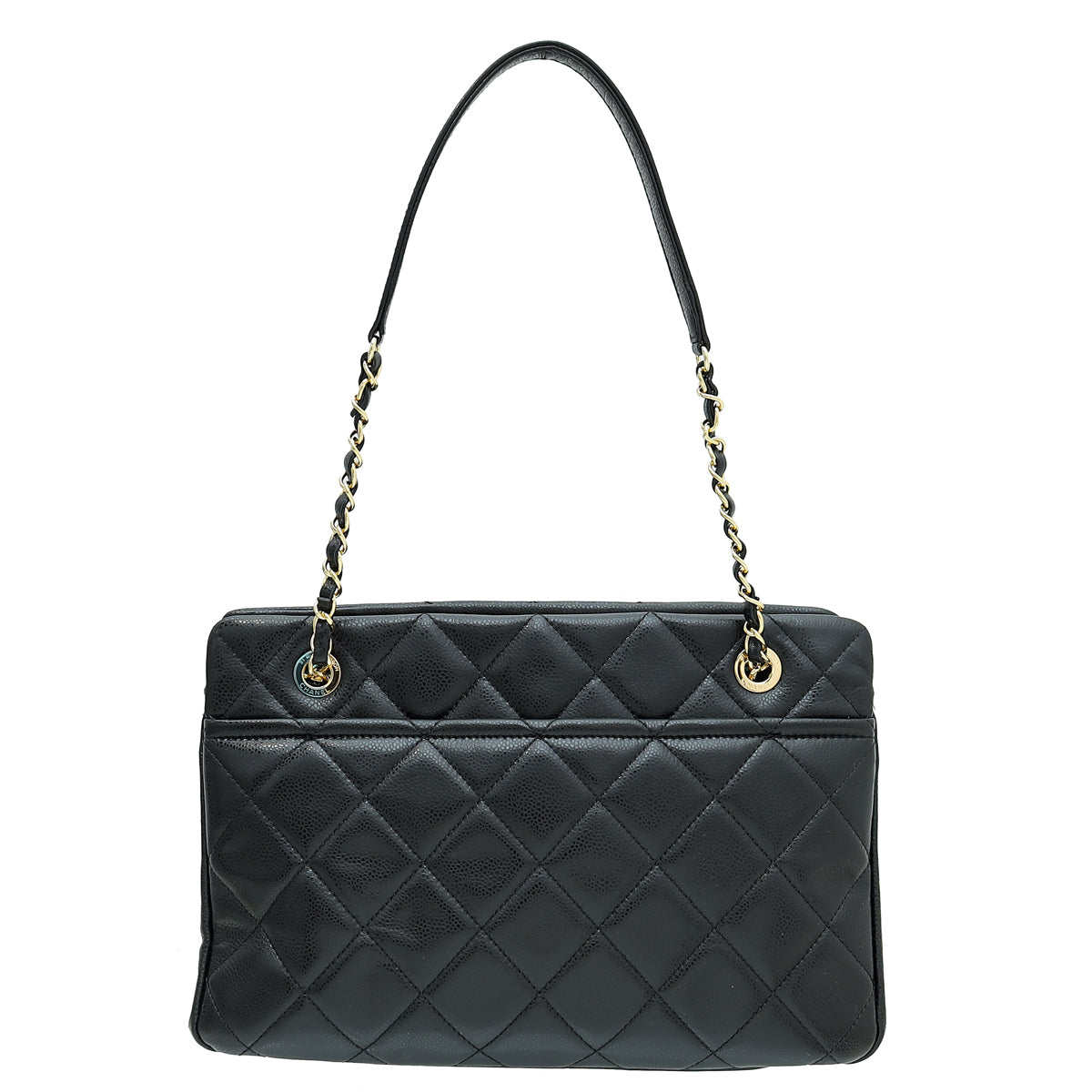 Chanel Black Timeless CC Shopping Tote Medium Bag-Chanel-THE CLOSET