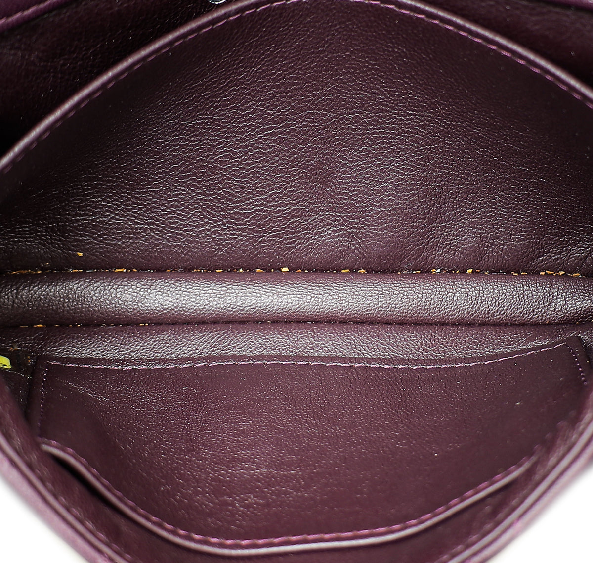Chanel Dark Violet CC Classic Mini Bag