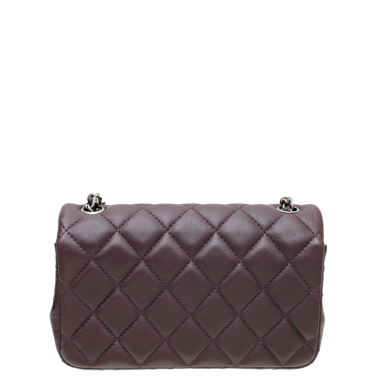 Chanel Dark Violet CC Classic Mini Bag-Chanel-THE CLOSET