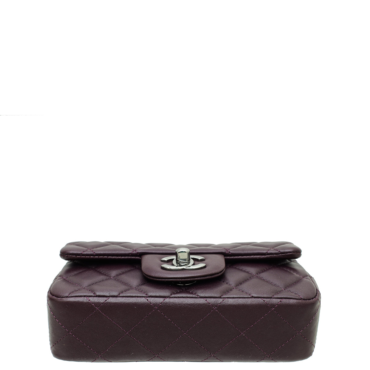 Chanel Dark Violet CC Classic Mini Bag