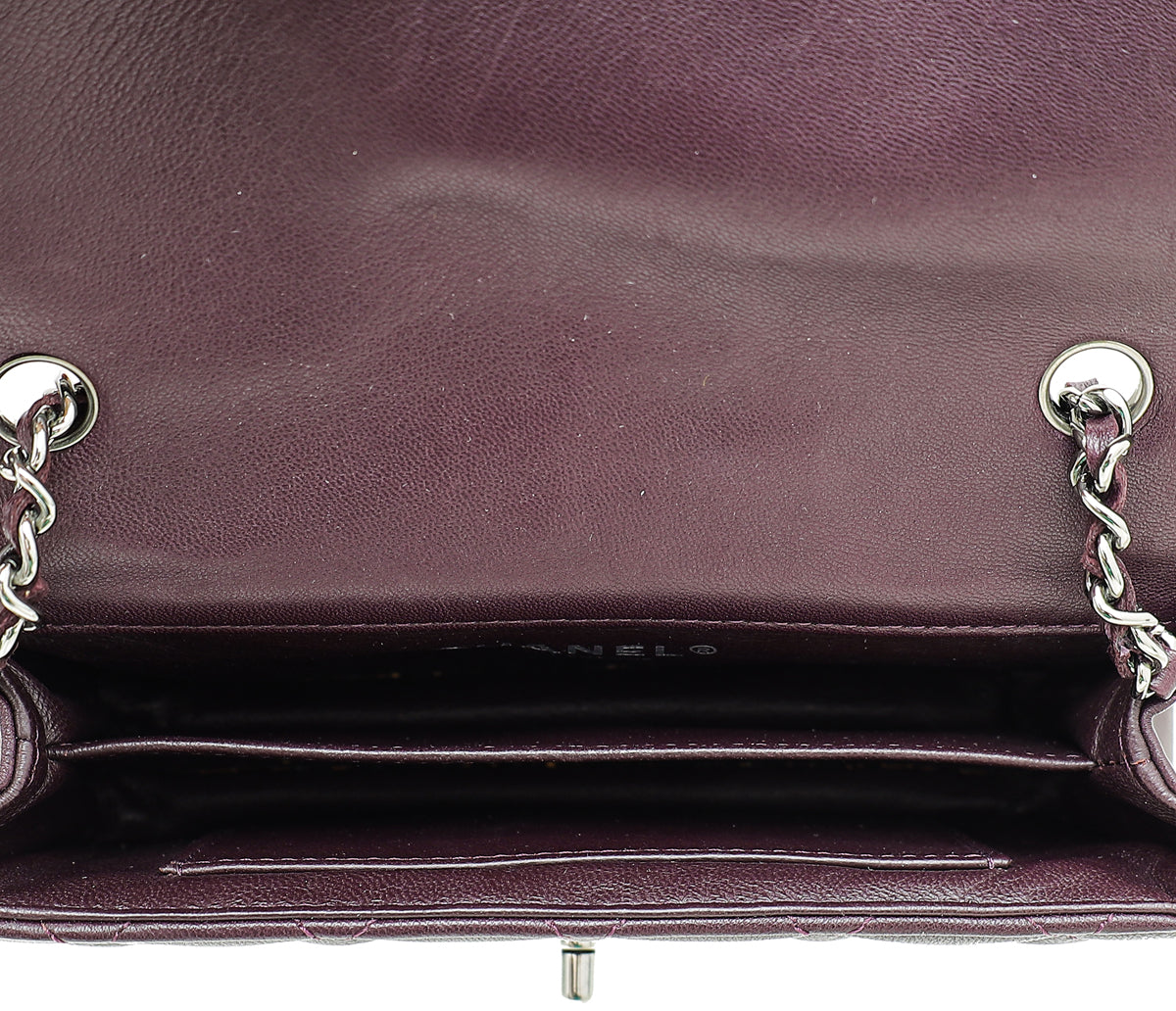 Chanel Dark Violet CC Classic Mini Bag