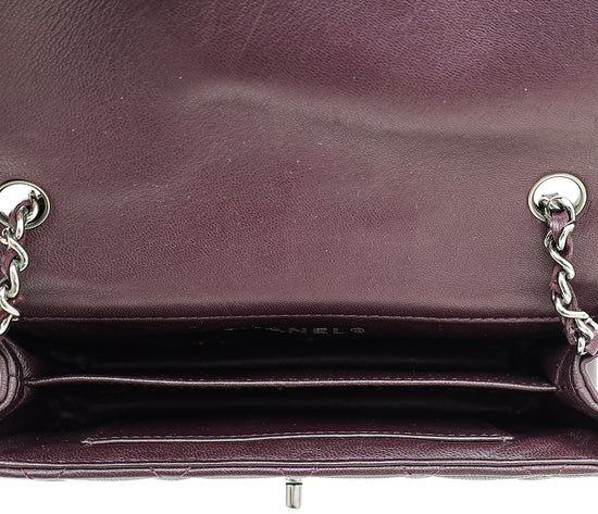 Chanel Dark Violet CC Classic Mini Bag