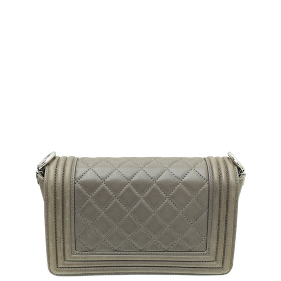 Chanel Bicolor Le Boy Small Galuchat Trim Side Bag – The Closet