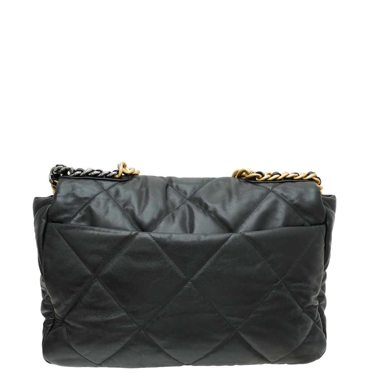 Chanel Black CC 19 Maxi Flap Bag-Chanel-THE CLOSET