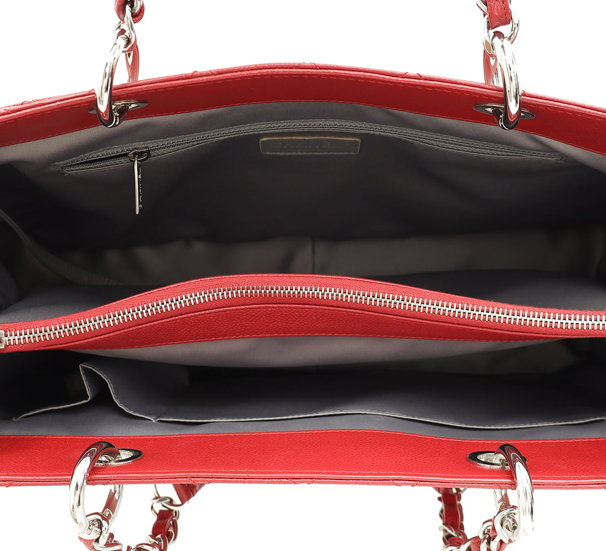Chanel Red XL Grand Shopping Tote (GST) Bag