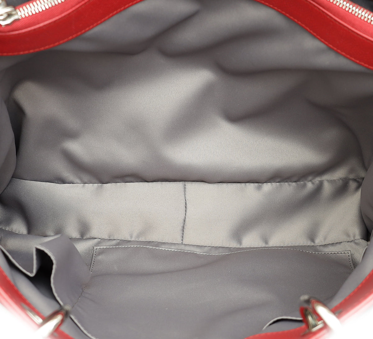 Chanel Red XL Grand Shopping Tote (GST) Bag