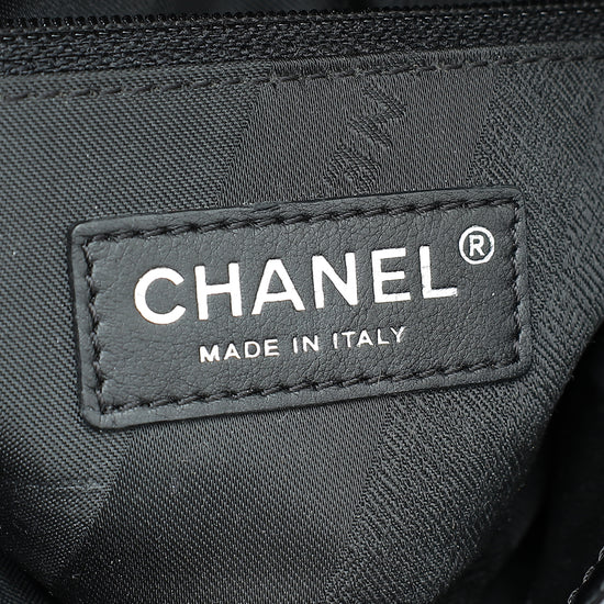 Chanel CC Patent Aged Leather Mini Crossbody Bag