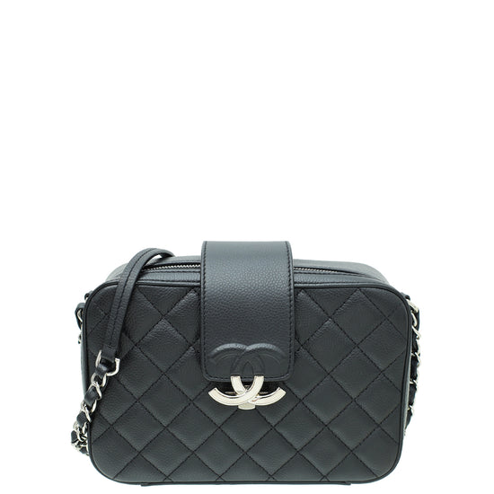 Chanel Black CC CC Box Camera Small Bag – The Closet