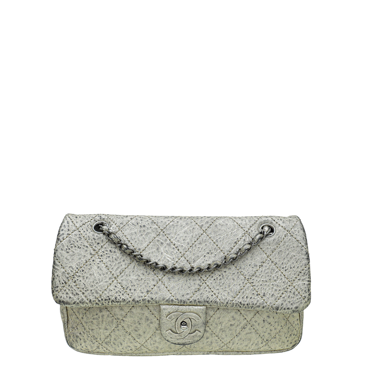 Chanel Metallic Champaign Le Marais Ligne Flap Bag