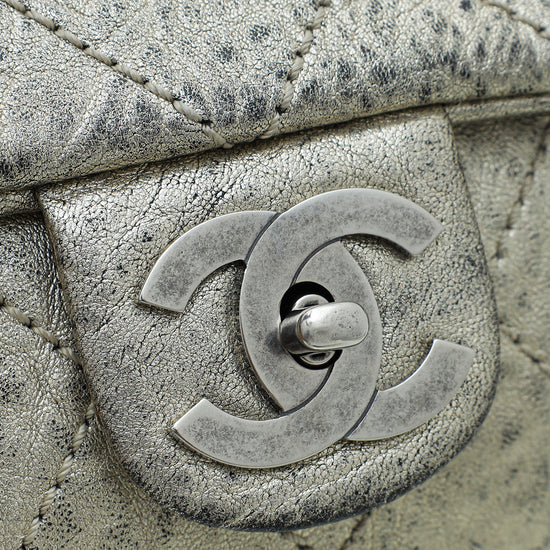 Chanel Metallic Champaign Le Marais Ligne Flap Bag