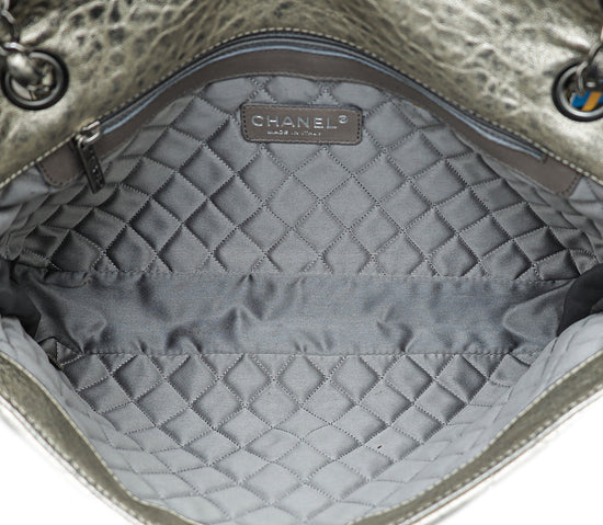 Chanel Metallic Champaign Le Marais Ligne Flap Bag