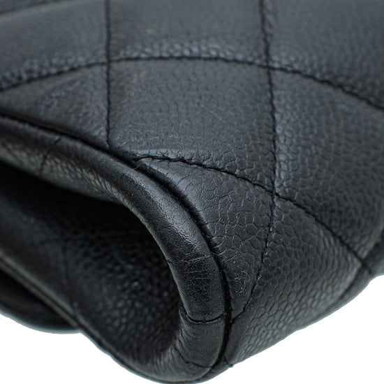 Chanel Black Flap Clutch Bag