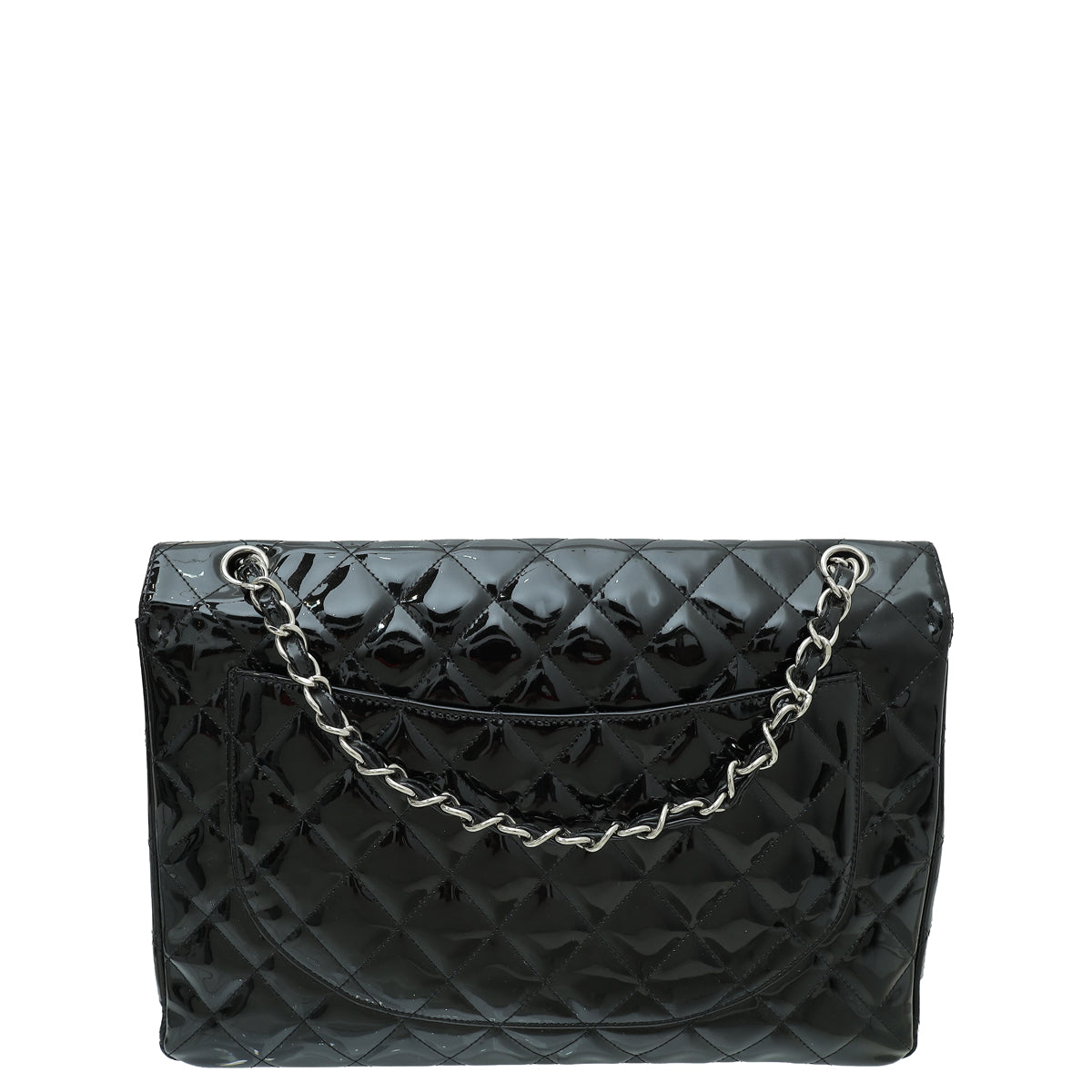 Chanel Black CC Classic Single Flap Maxi Bag-Chanel-THE CLOSET
