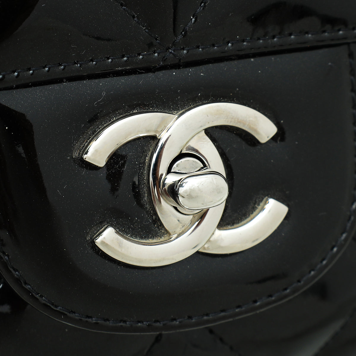 Chanel Black CC Classic Single Flap Maxi Bag