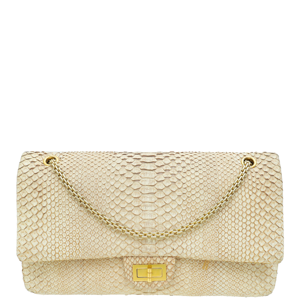 Chanel Beige Fine 2.55 Reissue 228 Flap Bag-Chanel-THE CLOSET