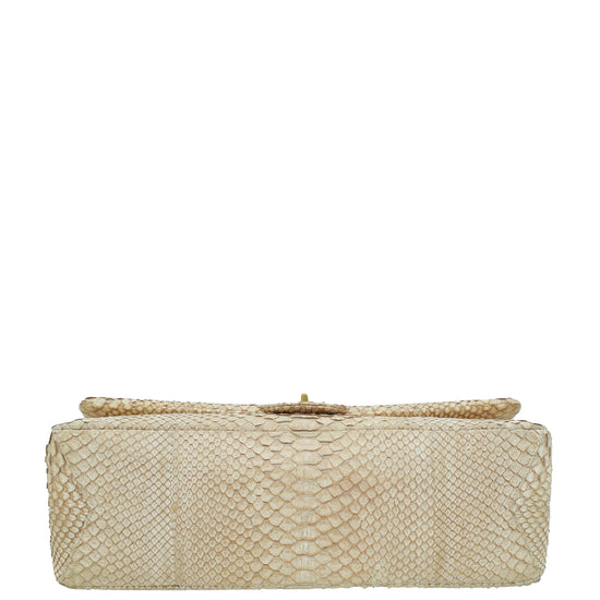 Load image into Gallery viewer, Chanel Beige Fine 2.55 Reissue 228 Flap Bag
