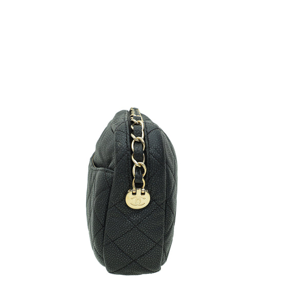 Chanel Black CC Coco Tassel Small Camera Case